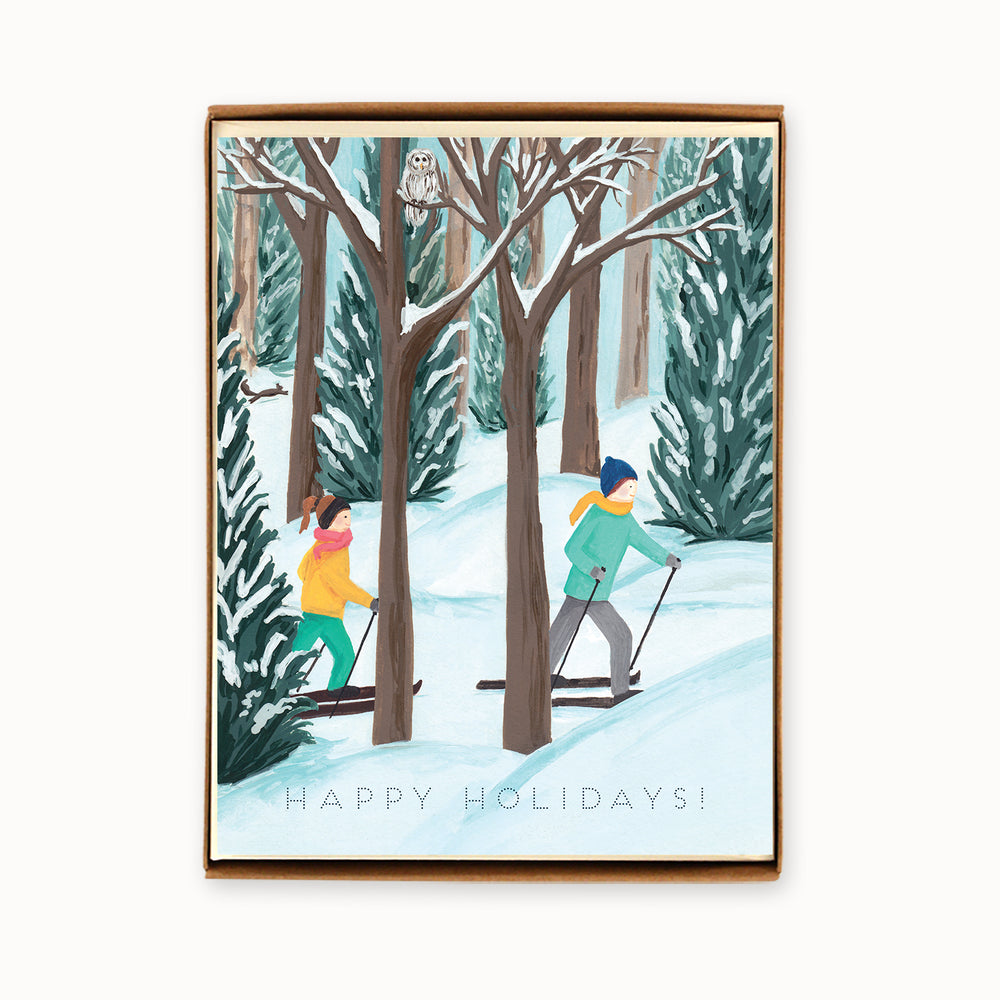Box of 8 Holiday Cross Country Cards