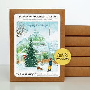 
                  
                    Load image into Gallery viewer, Box of 8 Toronto Allan Gardens Holiday Cards
                  
                