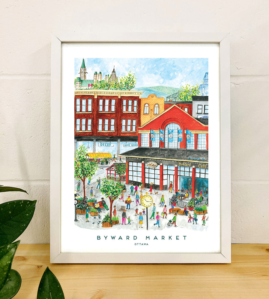 Ottawa Byward Market 12x16 inch Art Print