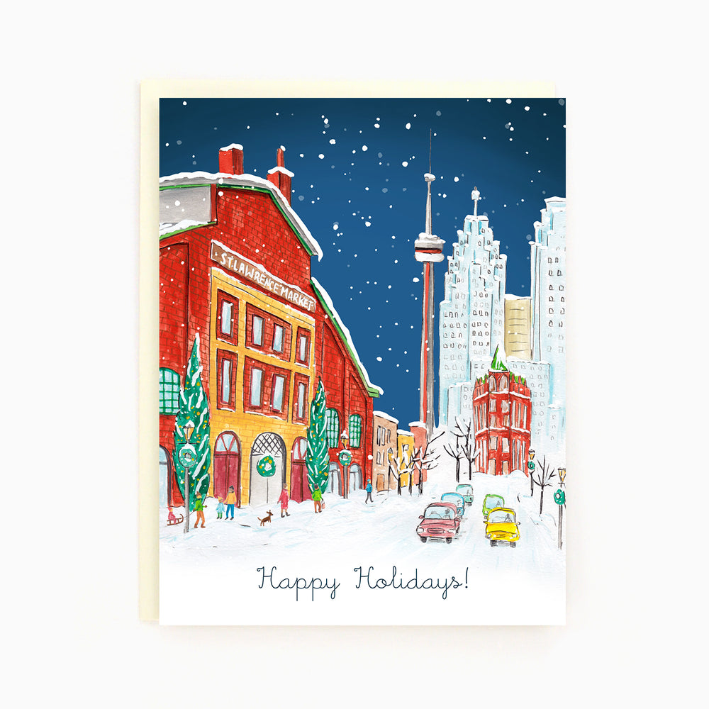 Toronto St. Lawrence Market Holiday Greeting Card