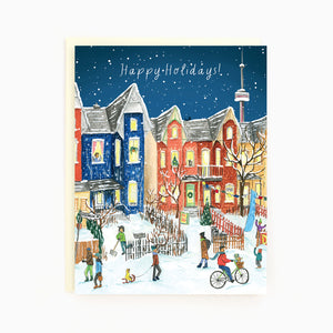 
                  
                    Load image into Gallery viewer, Toronto Kensington Market Holiday Greeting Card
                  
                