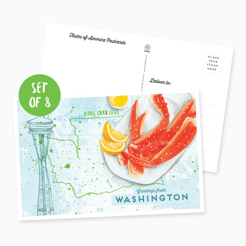 Greetings from Washington Postcard - Set of 8