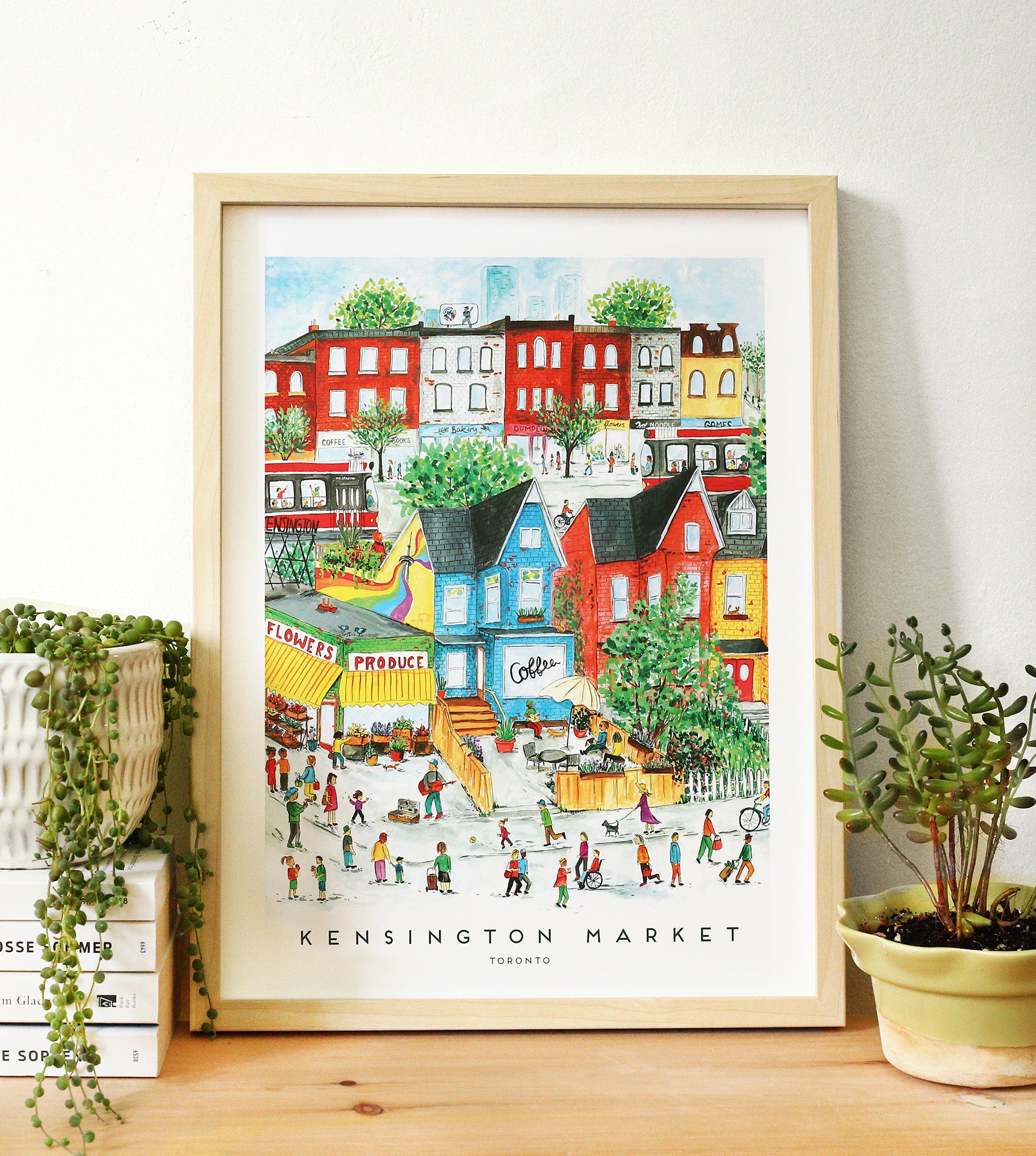 Toronto's Kensington Market 12x16 inch Art Print – The Paperhood
