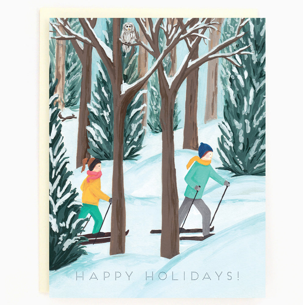 
                  
                    Load image into Gallery viewer, Assorted Box of 8 &amp;#39;Outdoor Winter&amp;#39; greeting cards
                  
                