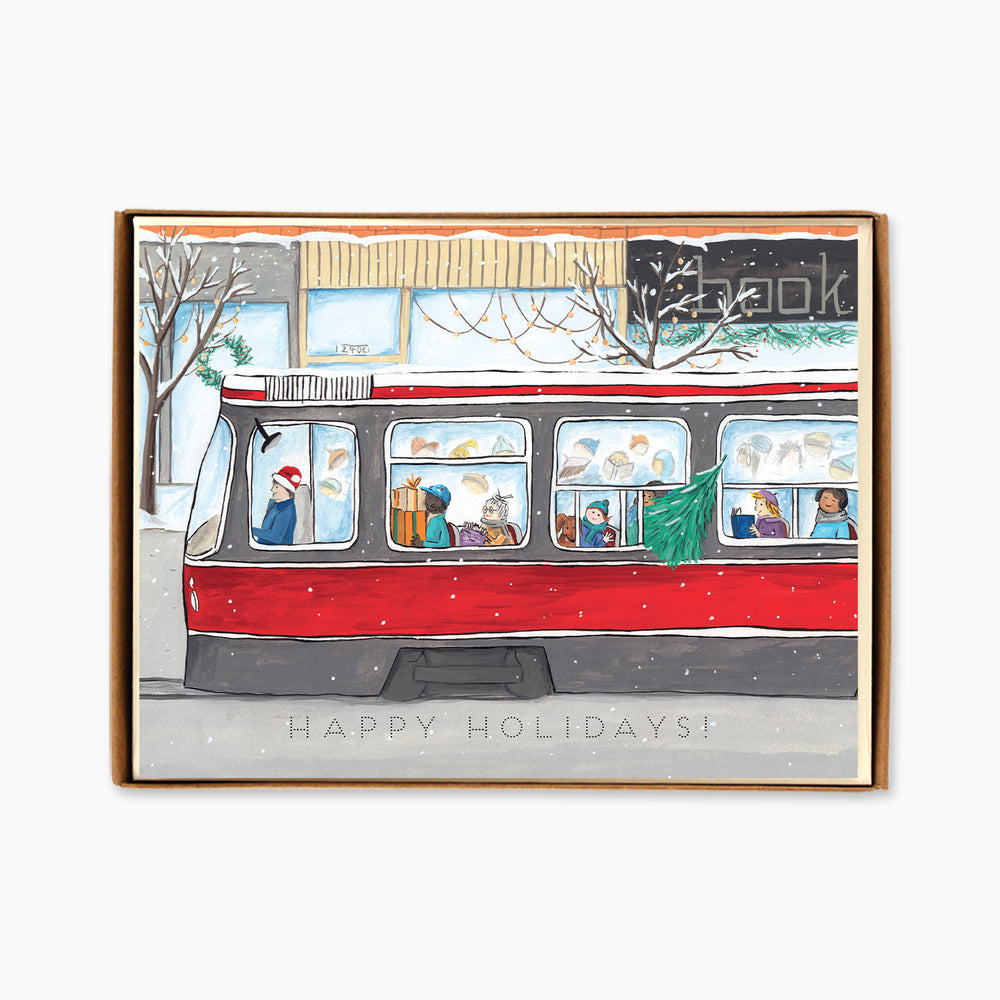 Box of 8 Streetcar Holiday Cards