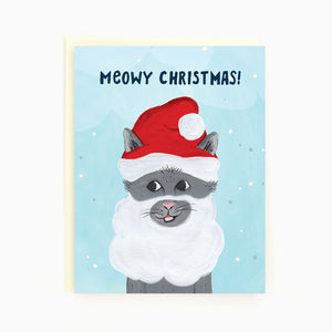 
                  
                    Load image into Gallery viewer, Santa Cat Holiday Card
                  
                