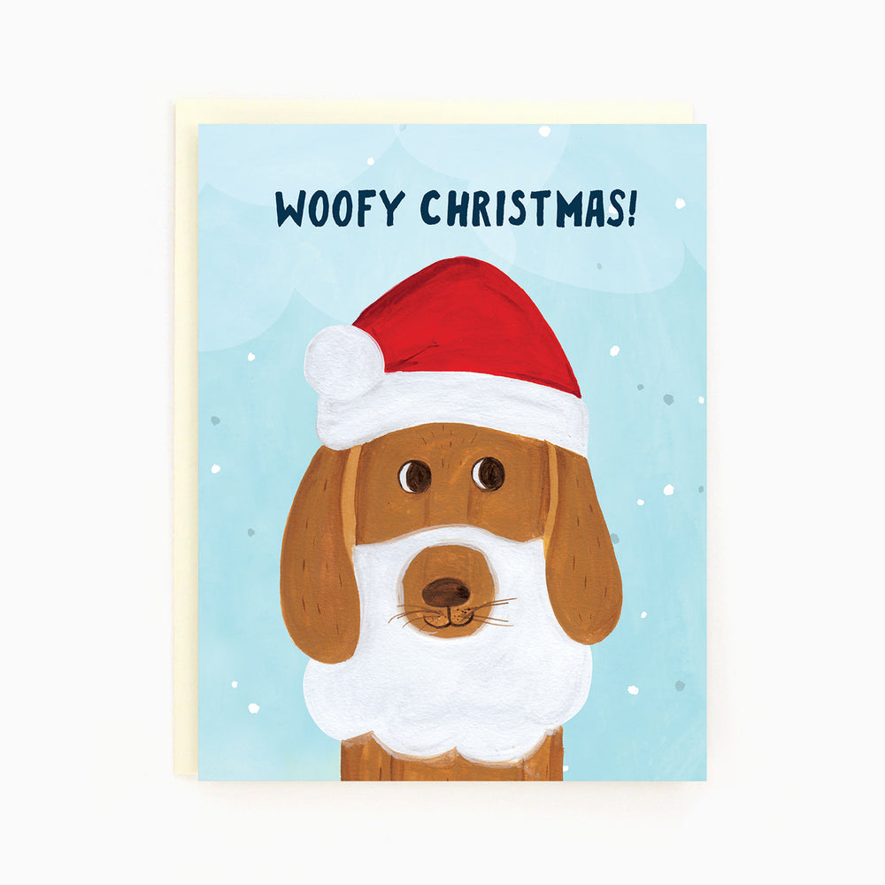 Santa Dog Holiday Card