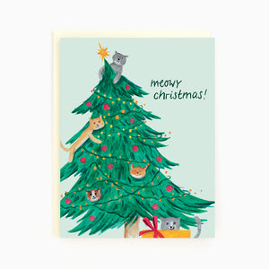 
                  
                    Load image into Gallery viewer, Holiday Cats in Christmas Tree
                  
                