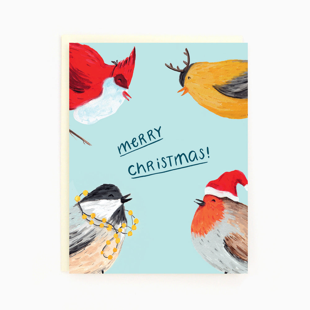 Christmas Birds Holiday Card