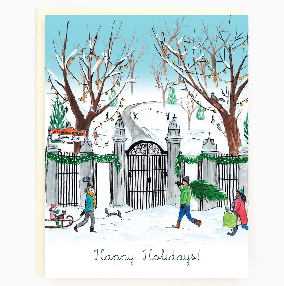 
                  
                    Load image into Gallery viewer, Assorted Box of 8 &amp;#39;Toronto Classic Holiday&amp;#39; greeting cards
                  
                