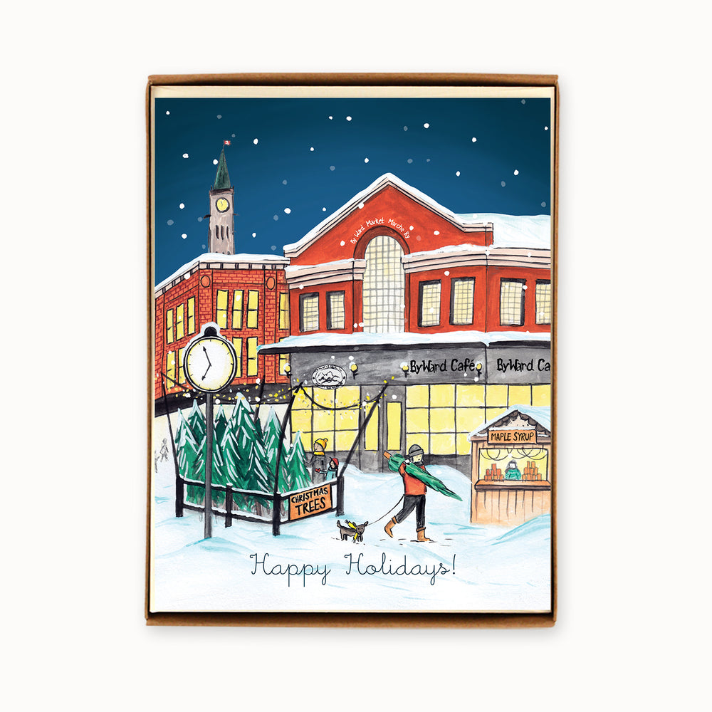 Box of 8 Ottawa Byward Market Holiday Cards