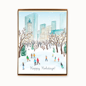 
                  
                    Load image into Gallery viewer, Box of 8 New York Central Park Holiday Cards
                  
                