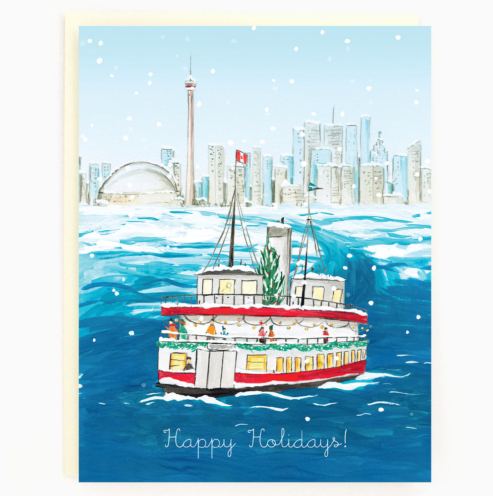 
                  
                    Load image into Gallery viewer, Assorted Box of 8 &amp;#39;Toronto Historic Holiday&amp;#39; greeting cards
                  
                