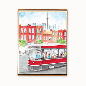 
                  
                    Load image into Gallery viewer, Box of 8 Toronto Spadina Streetcar Cards
                  
                