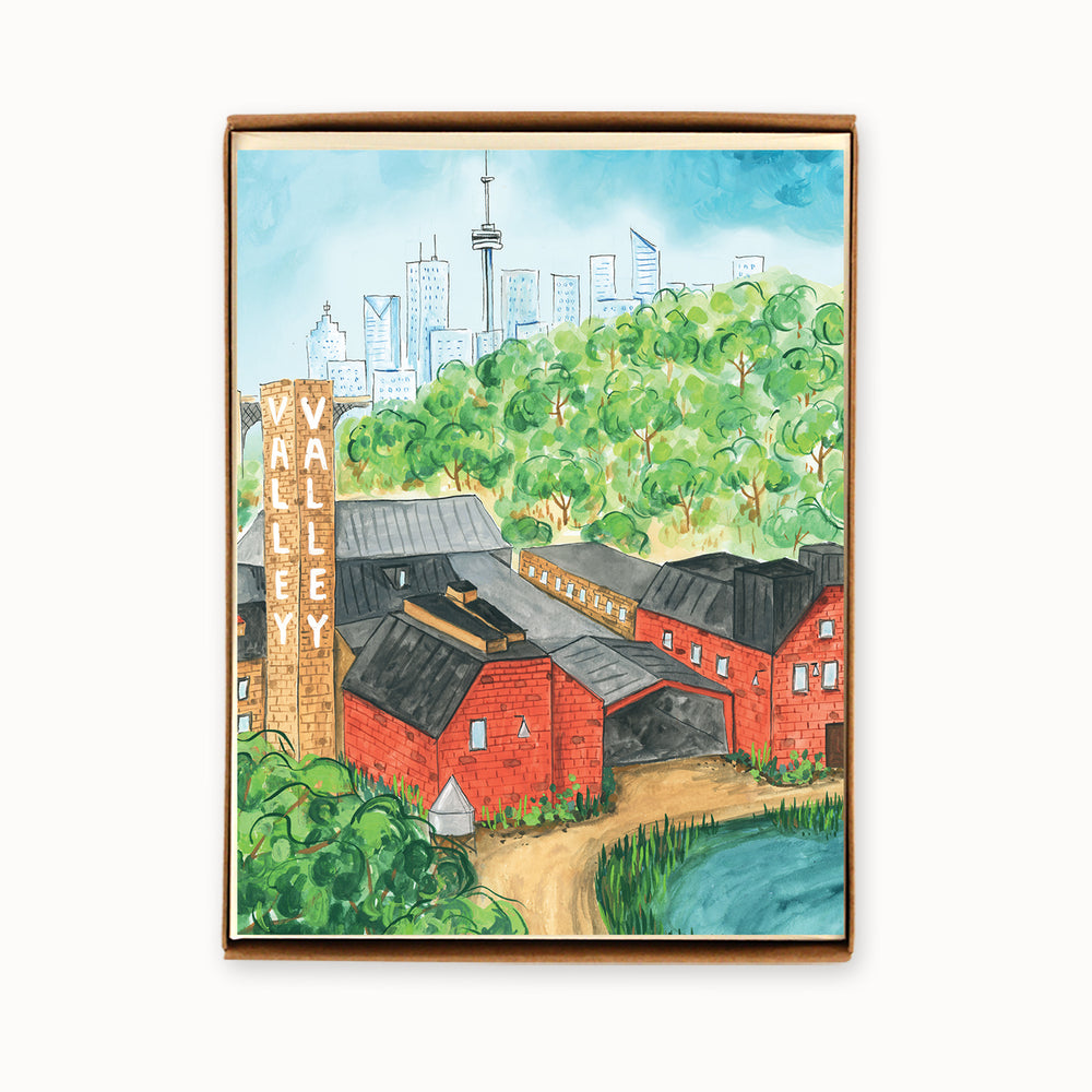 Box of 8 Toronto Don Valley Summer Cards