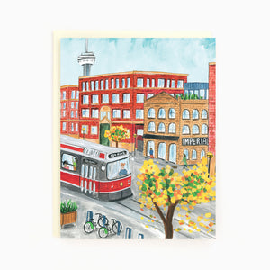 
                  
                    Load image into Gallery viewer, Toronto King Street West Fall Card
                  
                