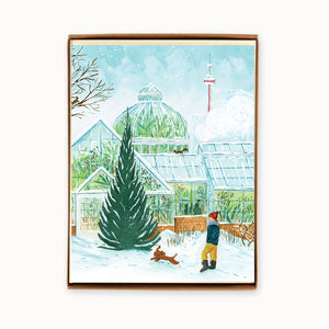 
                  
                    Load image into Gallery viewer, Box of 8 Toronto Allan Gardens Winter Cards
                  
                