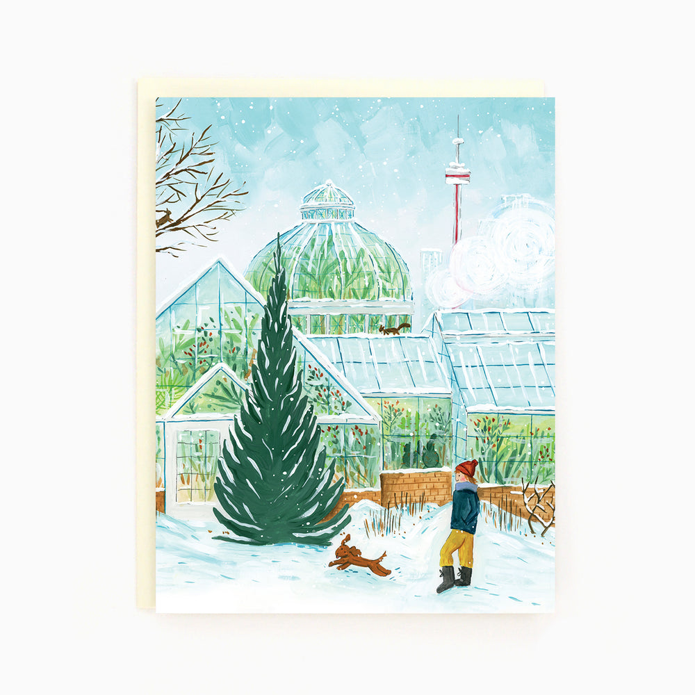 
                  
                    Load image into Gallery viewer, Toronto Allan Gardens Winter Card
                  
                