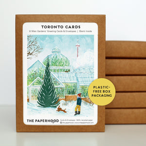 
                  
                    Load image into Gallery viewer, Box of 8 Toronto Allan Gardens Winter Cards
                  
                