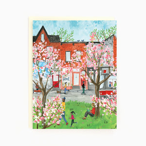 
                  
                    Load image into Gallery viewer, Toronto Queen Street West Spring Card
                  
                