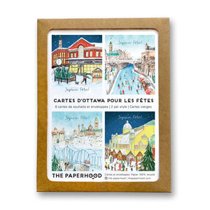 
                  
                    Load image into Gallery viewer, Assorted Box of 8 French Ottawa Holiday Cards / Boîte Assortie de 8 Cartes d&amp;#39;Ottawa Pour Les Fêtes
                  
                