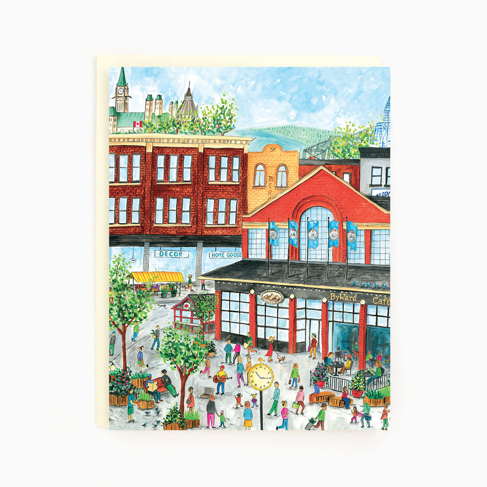Ottawa Byward Market Summer Card