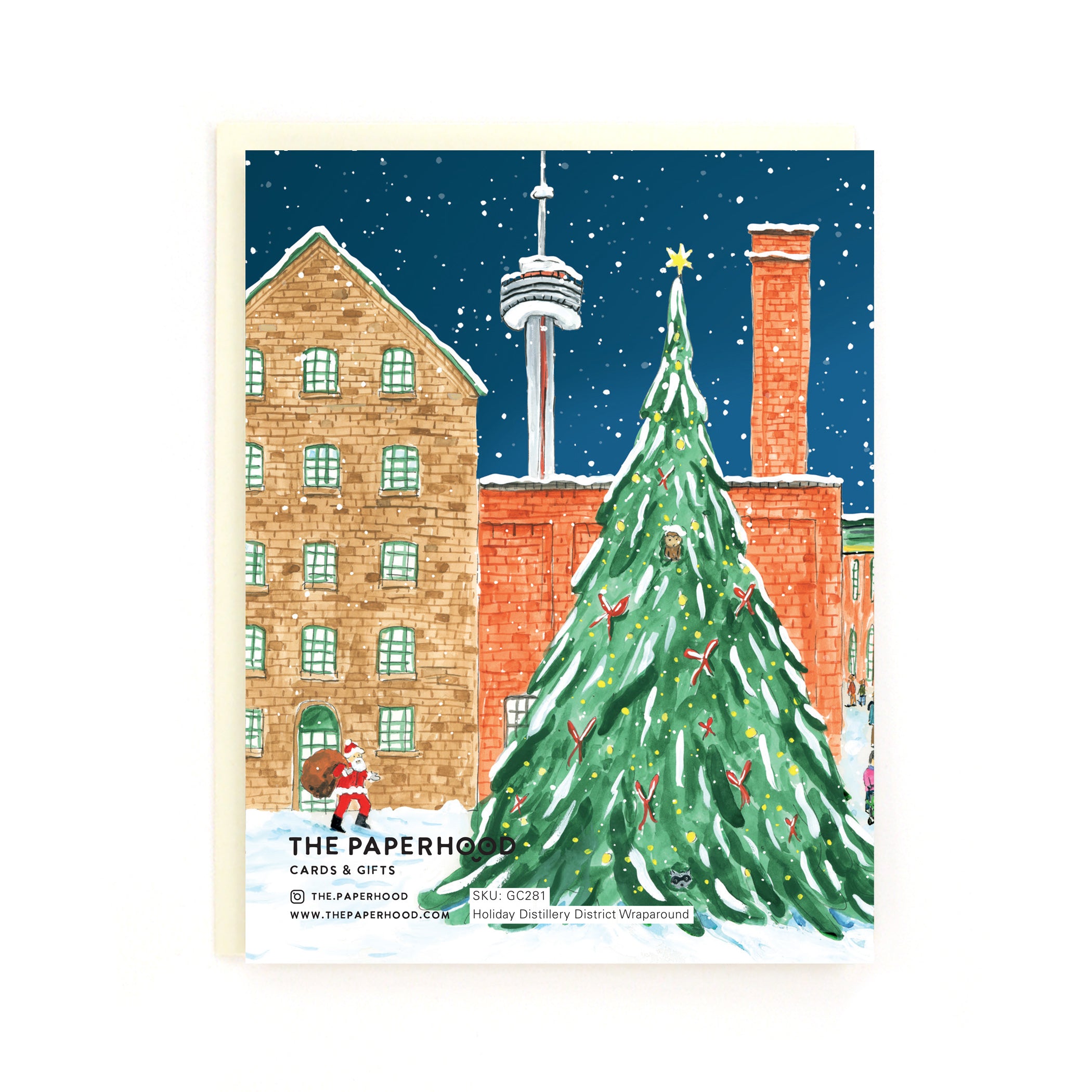 Toronto Distillery District Wraparound Holiday Card – The Paperhood