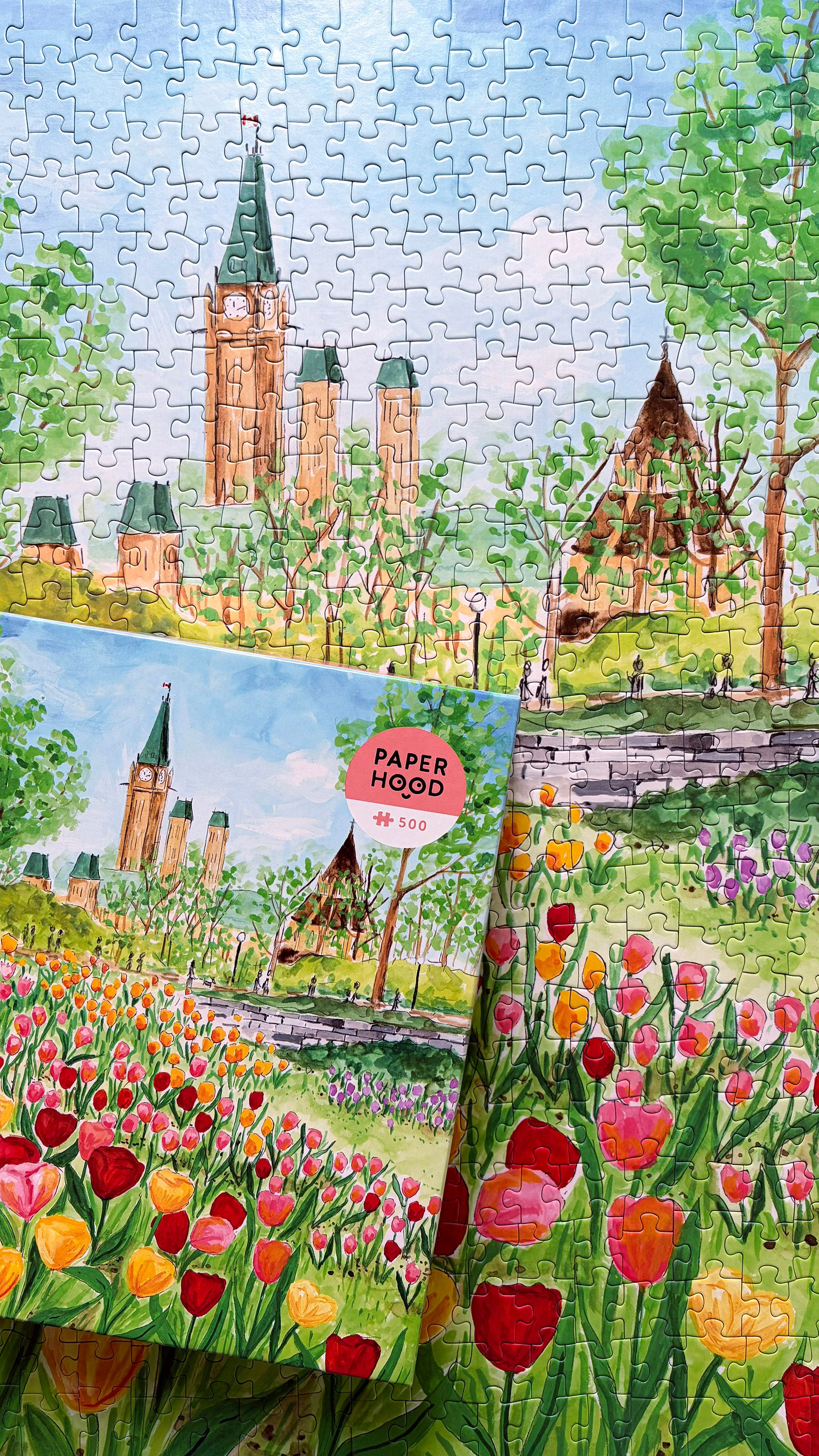 TULIPページ Ottawa Tulip Festival' 500-Piece Puzzle – The Paperhood