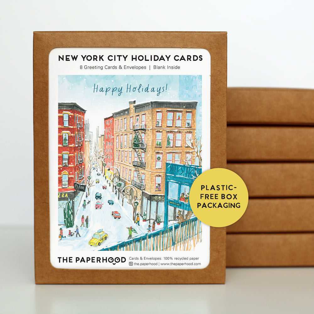 
                  
                    Load image into Gallery viewer, Box of 8 New York High Line Holiday Cards
                  
                