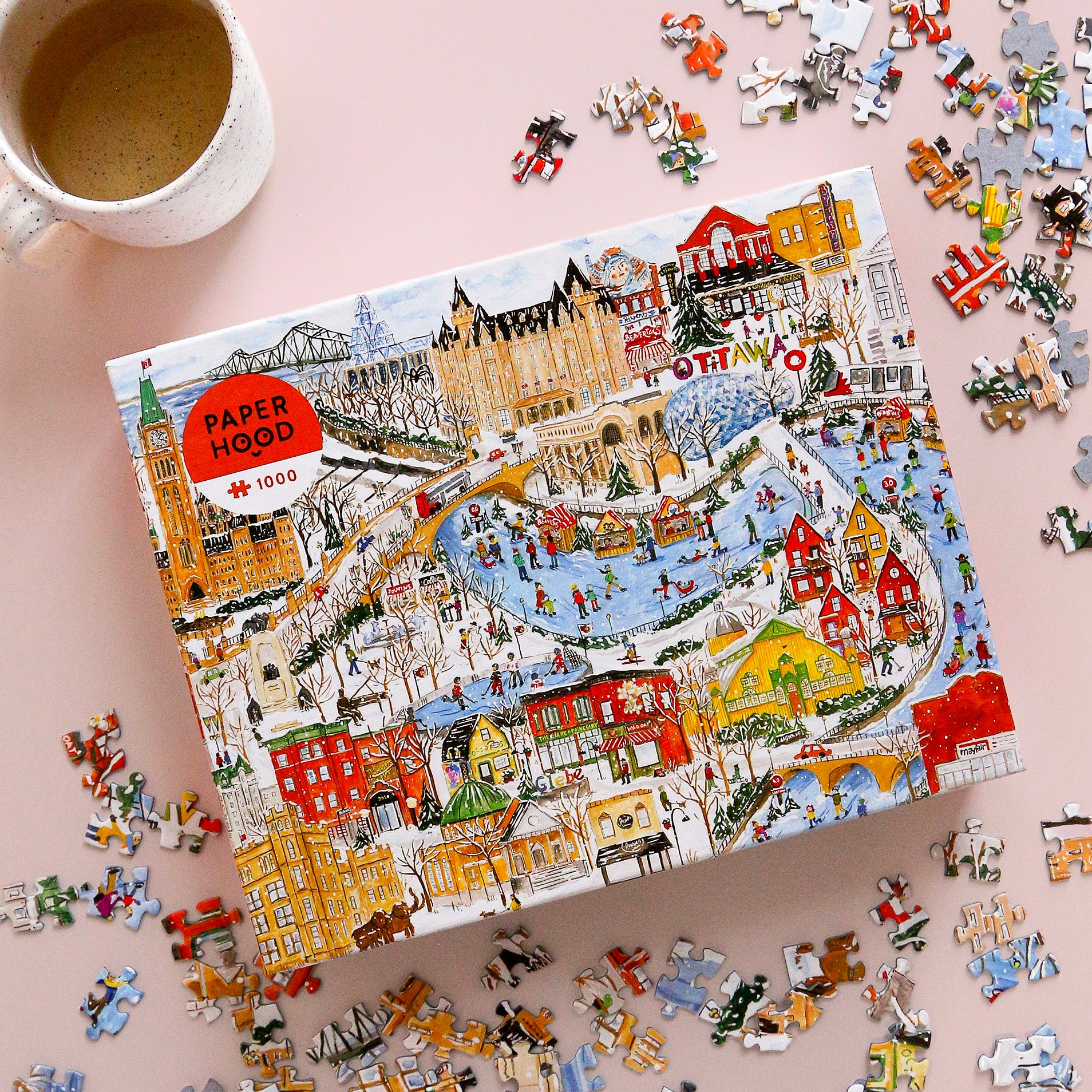 'Ottawa Rideau Canal' 1,000-Piece Puzzle – The Paperhood