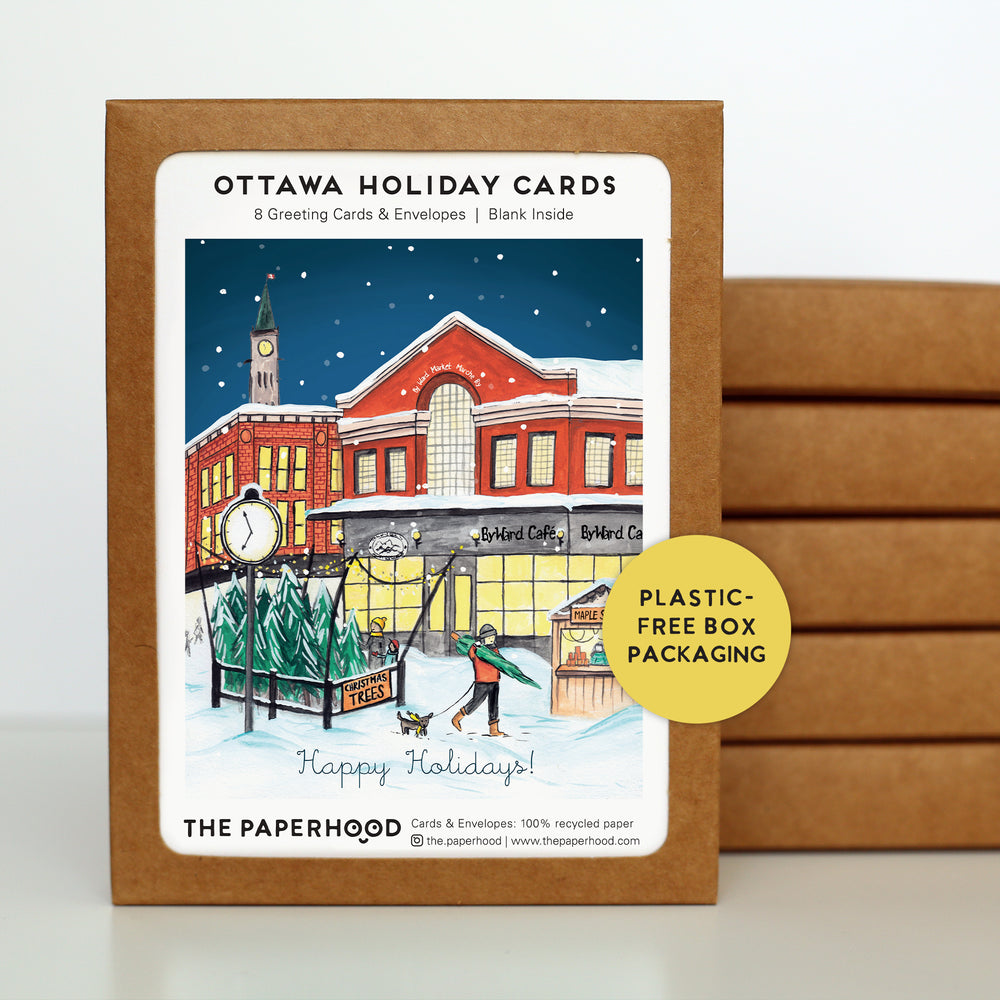 
                  
                    Load image into Gallery viewer, Box of 8 Ottawa Byward Market Holiday Cards
                  
                