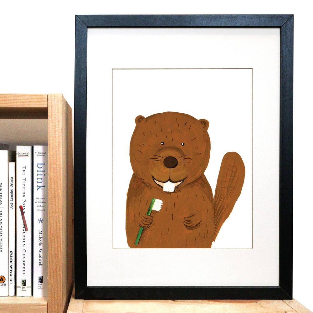 Benny Beaver Print – The Paperhood