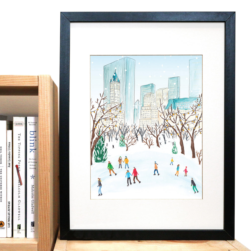 NYC Central Park Winter Print