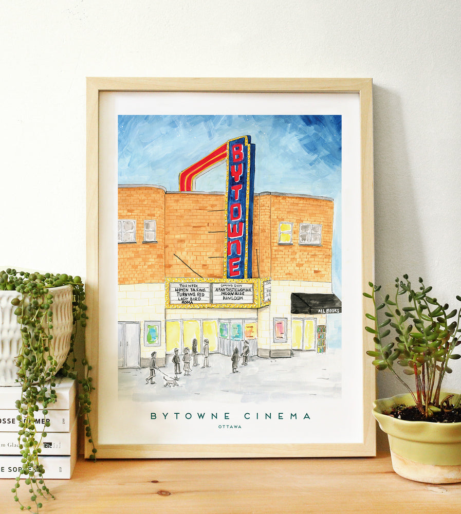 Ottawa's ByTowne Cinema 12x16 inch Art Print