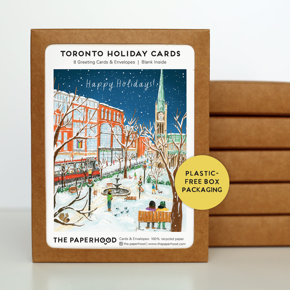 
                  
                    Load image into Gallery viewer, Box of 8 Toronto St. James Park Holiday Cards
                  
                
