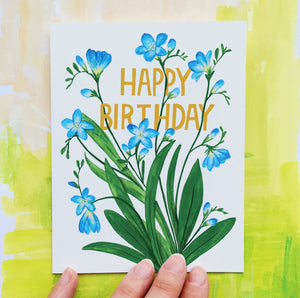 
                  
                    Load image into Gallery viewer, Birthday Freesias
                  
                