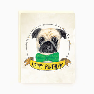 
                  
                    Load image into Gallery viewer, Birthday Pug Card
                  
                