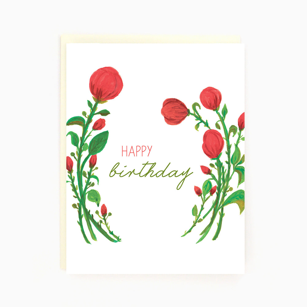 Birthday Roses Card