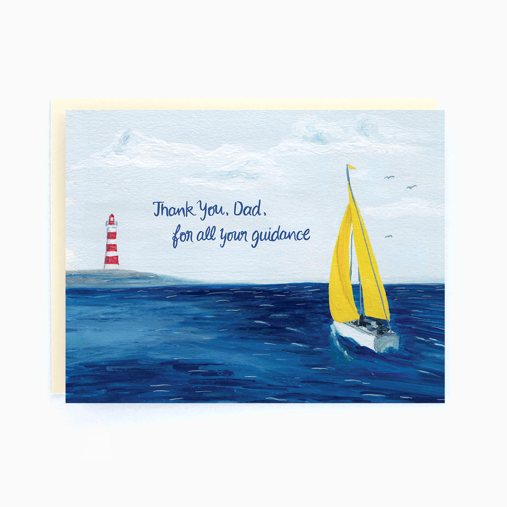 Dad Sailing Card