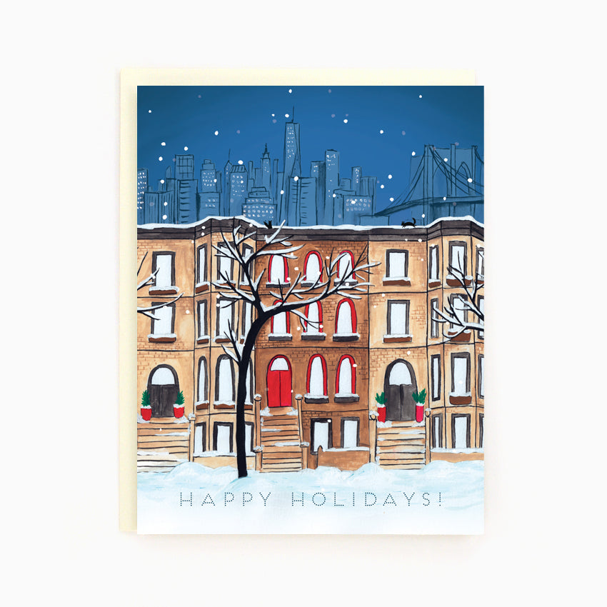 New York Brooklyn Holiday Card