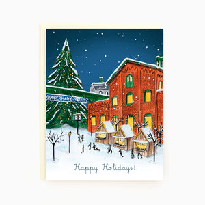 
                  
                    Load image into Gallery viewer, Toronto Distillery District Holiday Greeting Card
                  
                