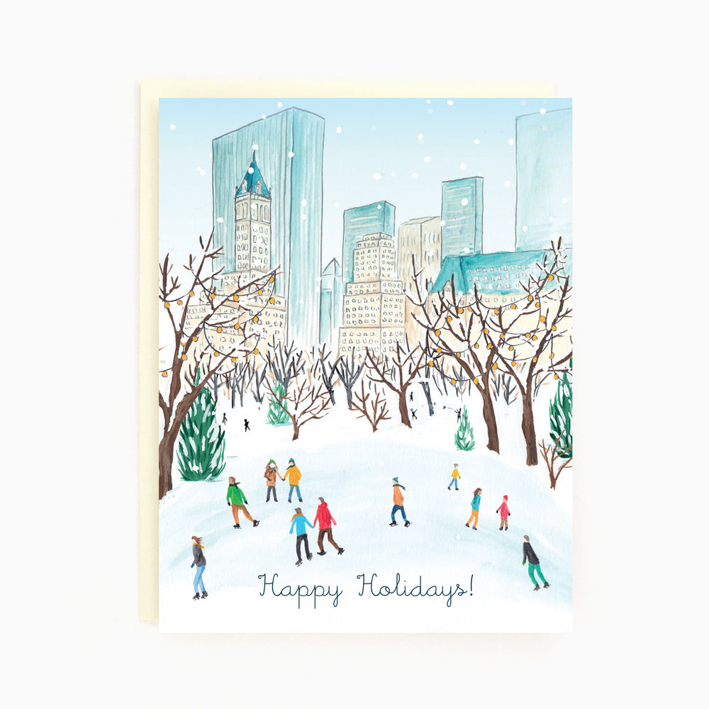 
                  
                    Load image into Gallery viewer, New York Central Park Holiday Card
                  
                