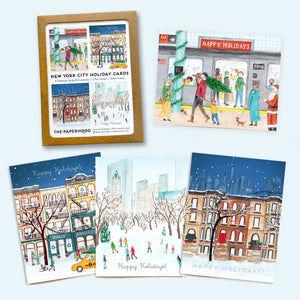 
                  
                    Load image into Gallery viewer, Assorted Box of 8 New York Holiday Greeting Cards
                  
                