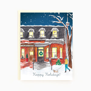 
                  
                    Load image into Gallery viewer, Toronto Draper Street Holiday Greeting Card
                  
                