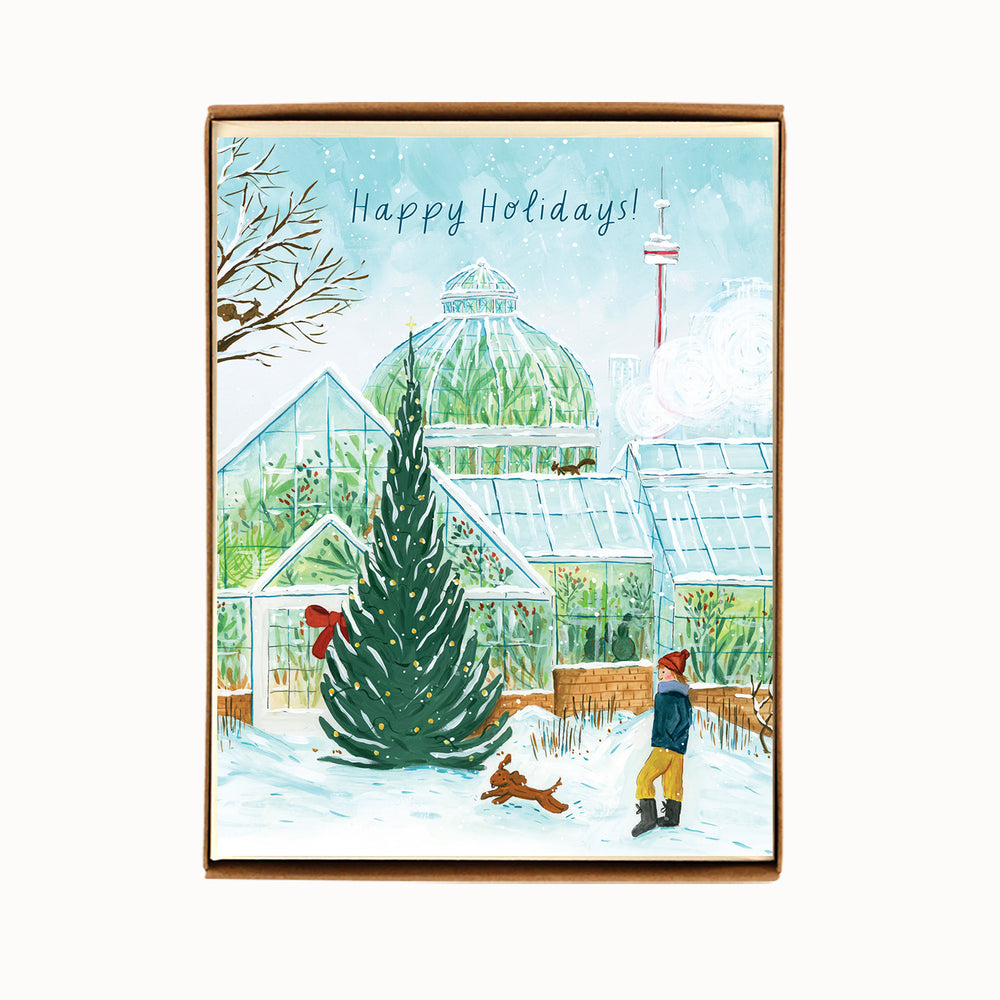 Box of 8 Toronto Allan Gardens Holiday Cards