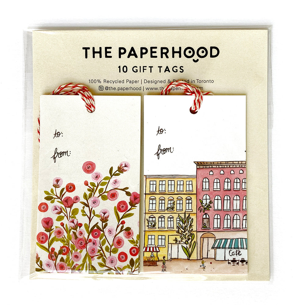 Gift Tags - Houses & Roses