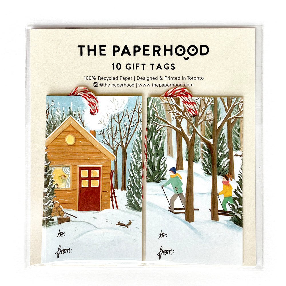 Gift Tags - Winter Cottage & Cross Country