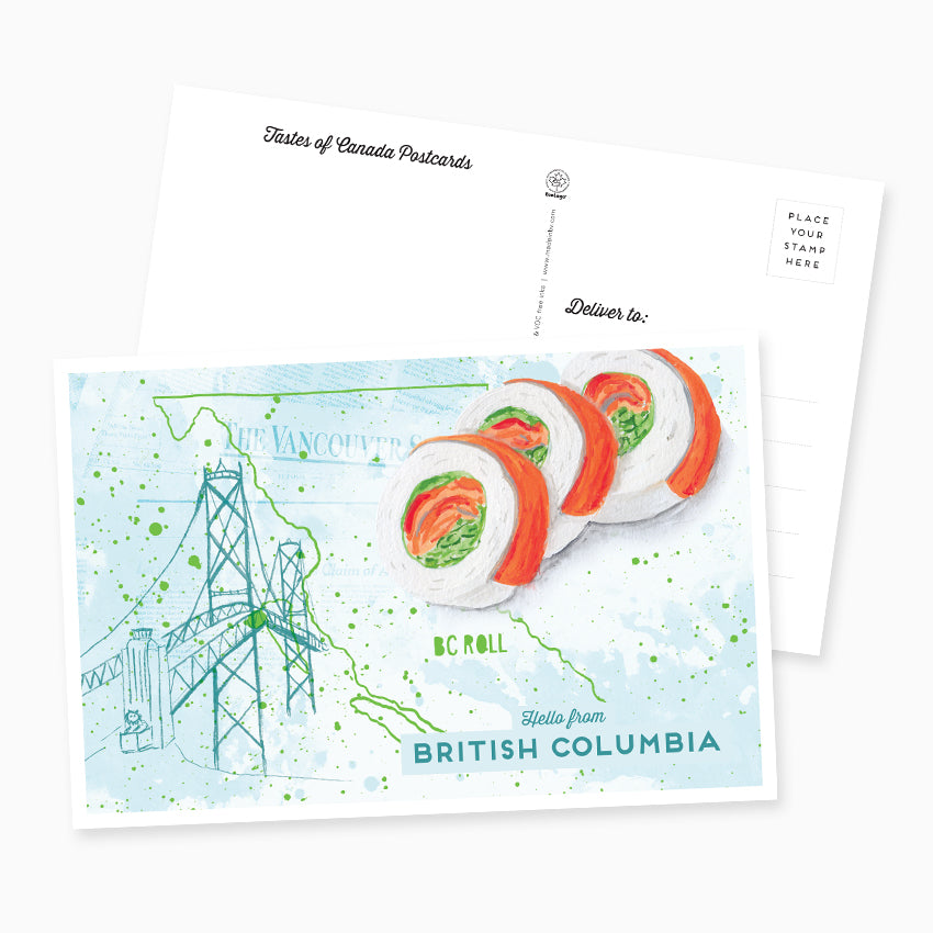 Hello from British Columbia Postcard