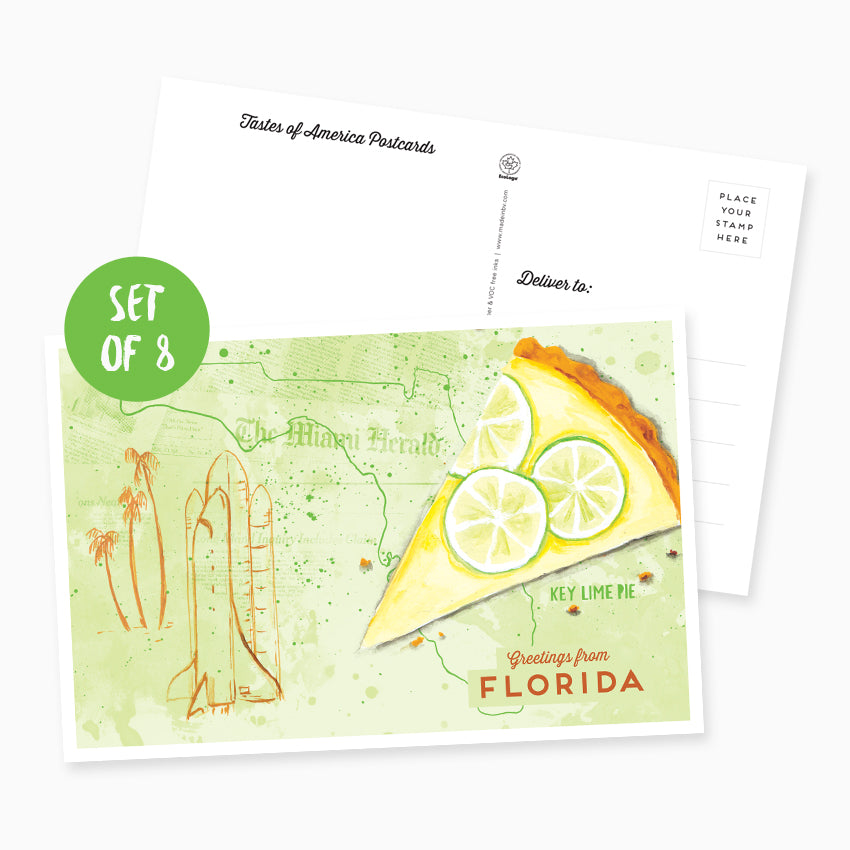Greetings from Florida Postcard - Set of 8