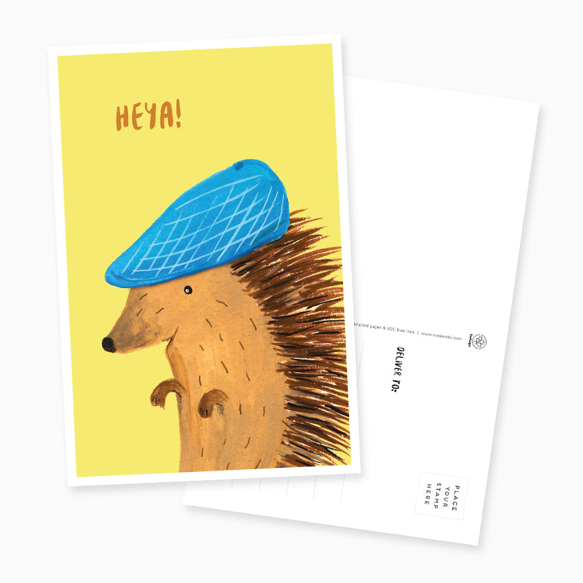 Hedgehog Postcard